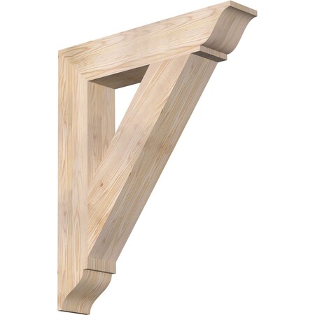 Ekena Millwork Traditional Traditional Smooth Bracket, Douglas Fir, 5 1/2"W x 30"D x 36"H BKT06X30X36TRA01SDF